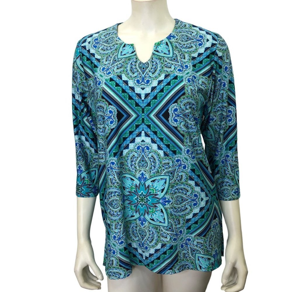 SOUTHERN LADY‎ ELBOW SLEEVE JERSEY TOP SM